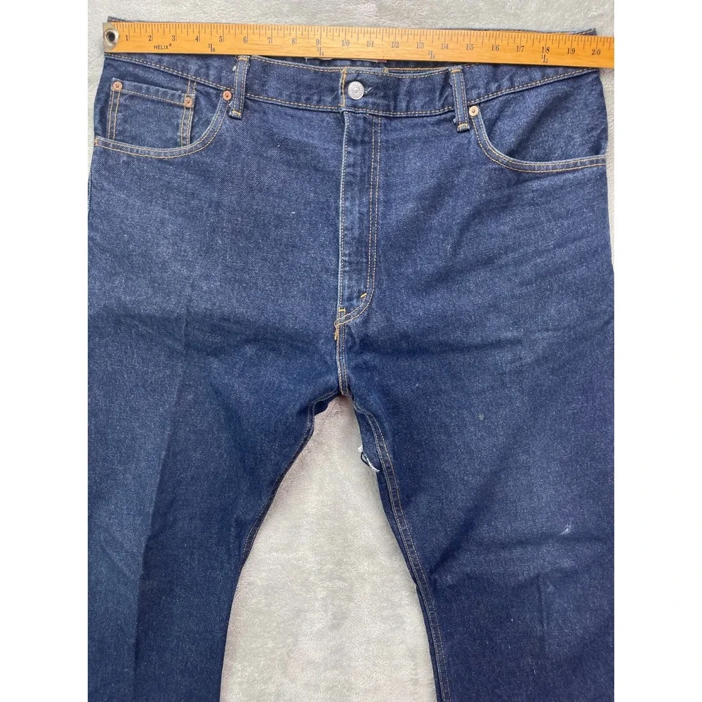 Levi's Men's 517 Bootcut Jeans 40x32 (Real 40x34) Blue Denim Medium Wash Zip Fly